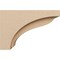 Ekena Millwork 6"W x 18"D x 12"H Classic Helena Rough Cedar Woodgrain TimberThane Corbel, Primed Tan CORUR06X18X12HELRCPR - alternate 6